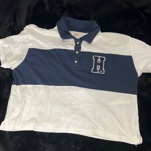 Hollister xs collared top